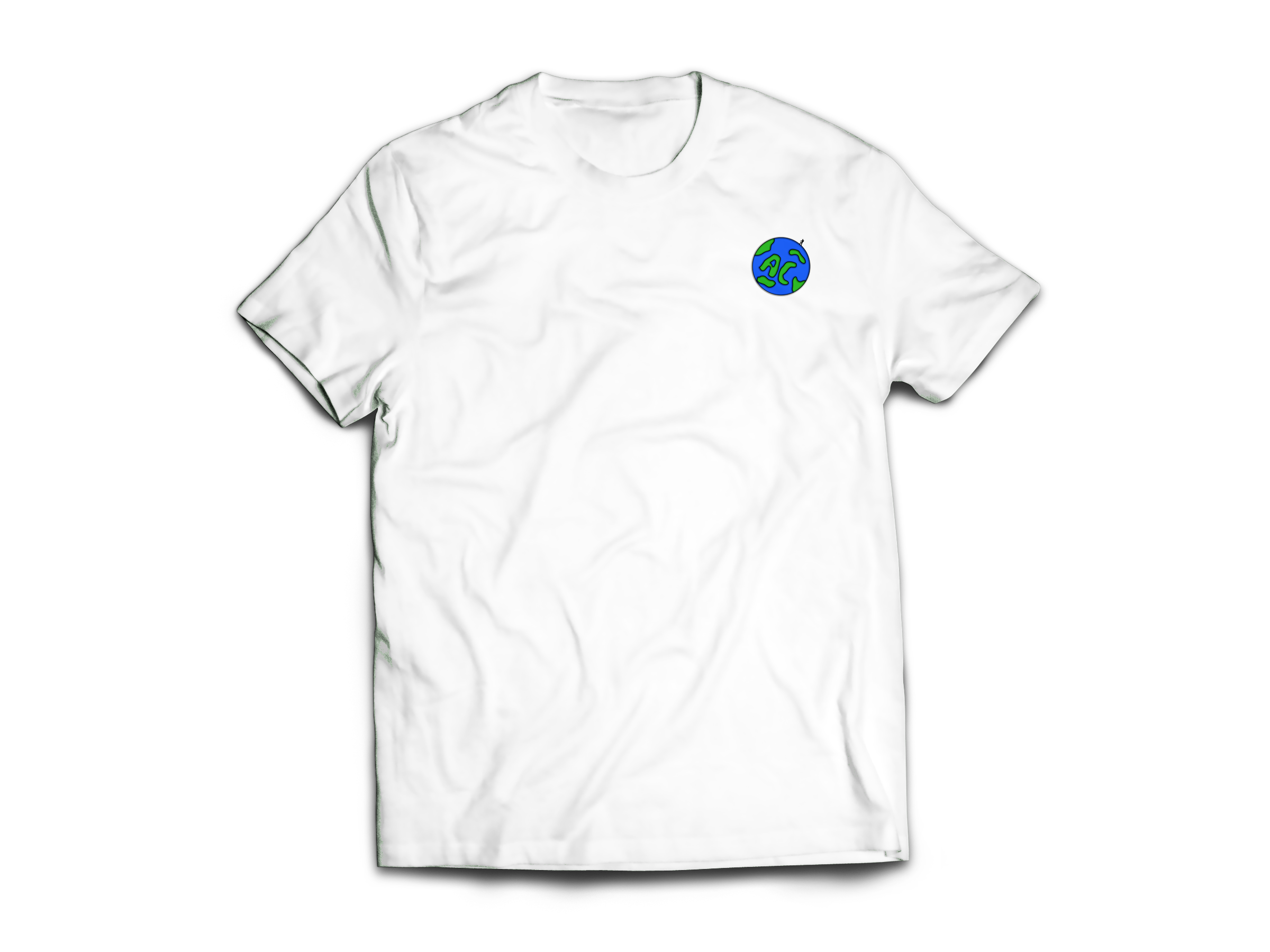 WHITE WRLD IS URS TEE