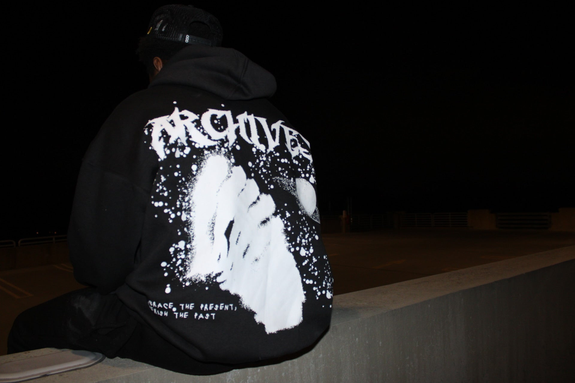 BLACK EXISTENTIAL HOODIE