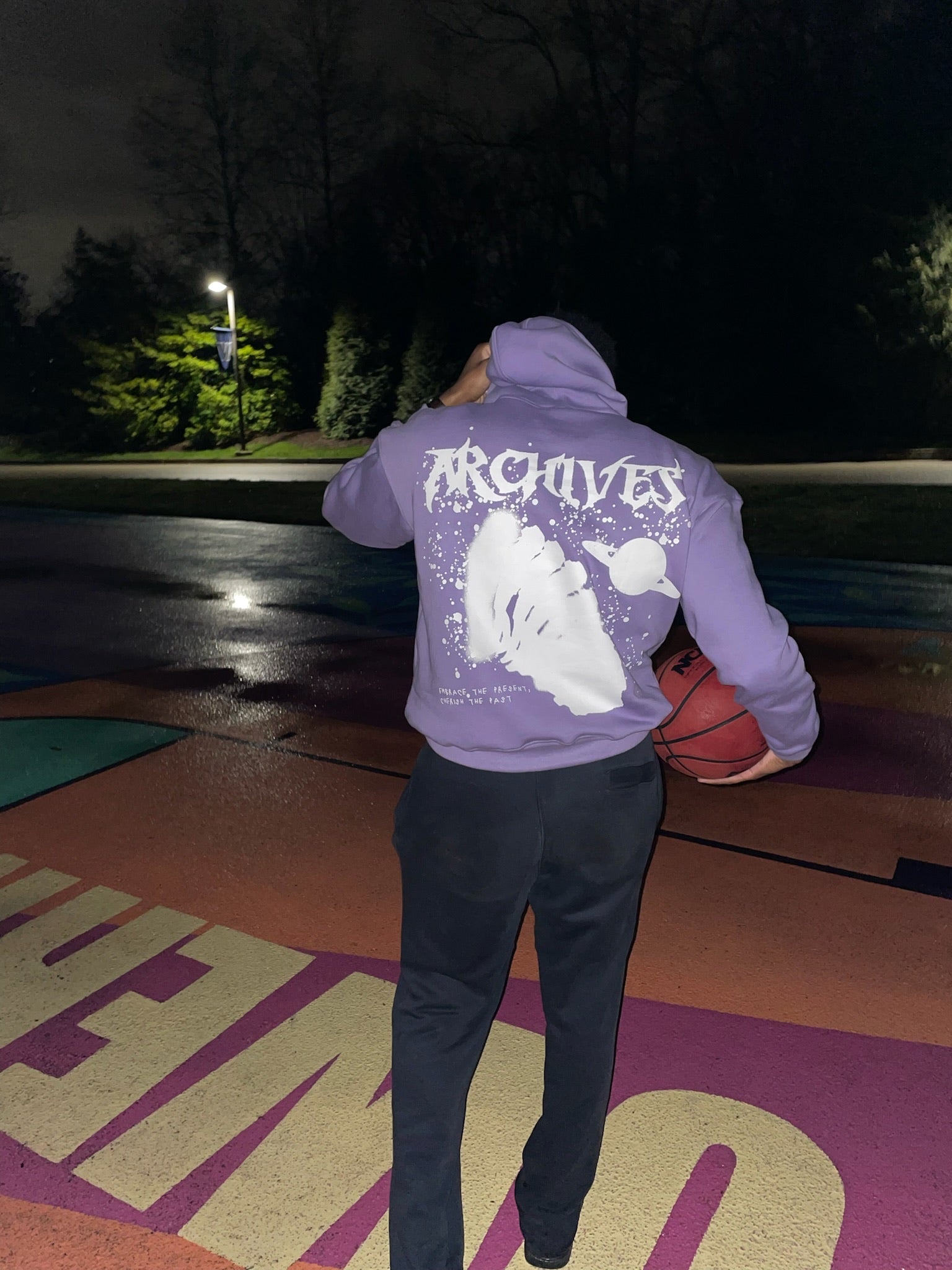 PURPLE EXISTENTIAL HOODIE