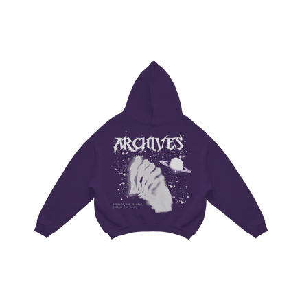 PURPLE EXISTENTIAL HOODIE