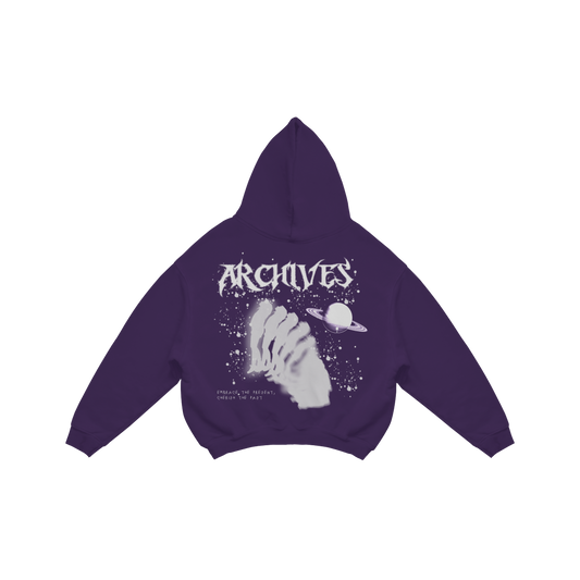 PURPLE EXISTENTIAL HOODIE