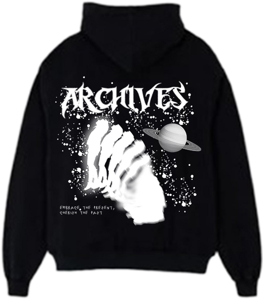 BLACK EXISTENTIAL HOODIE